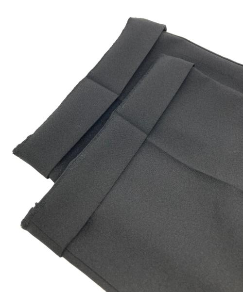 JOURNAL STANDARD relume（ジャーナルスタンダード レリューム）JOURNAL STANDARD relume (ジャーナルスタンダード レリューム) マットウースフレアタックパンツ ブラック サイズ:36の古着・服飾アイテム