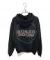 BOILER ROOM (ボイラールーム) ラインストーンロゴ フーディ ブラック サイズ:Ｍ：6000円