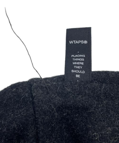 WTAPS（ダブルタップス）WTAPS (ダブルタップス) メルトンCPOシャツジャケット ブラック サイズ:2の古着・服飾アイテム