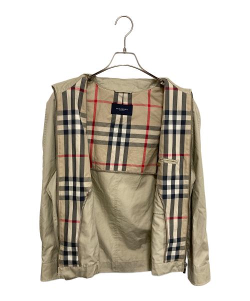 BURBERRY LONDON（バーバリーロンドン）BURBERRY LONDON (バーバリーロンドン) スイングトップ ベージュ サイズ:LLの古着・服飾アイテム