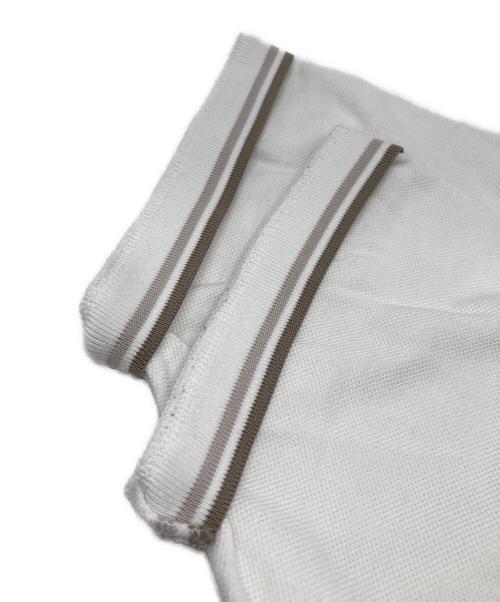 FRED PERRY（フレッドペリー）FRED PERRY (フレッドペリー) JOURNAL STANDARD (ジャーナルスタンダード) 別注 鹿の子クルーネックTシャツ ホワイト サイズ:Lの古着・服飾アイテム