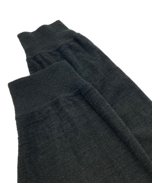 UNFIL（アンフィル）unfil (アンフィル) ローシルクプレーンジャージ ロングスリーブTEE ブラック サイズ:4の古着・服飾アイテム