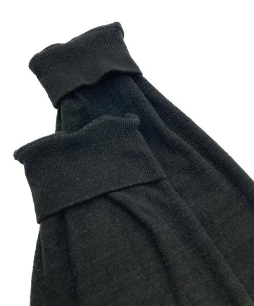 UNFIL（アンフィル）unfil (アンフィル) ローシルクプレーンジャージ ロングスリーブTEE ブラック サイズ:4の古着・服飾アイテム