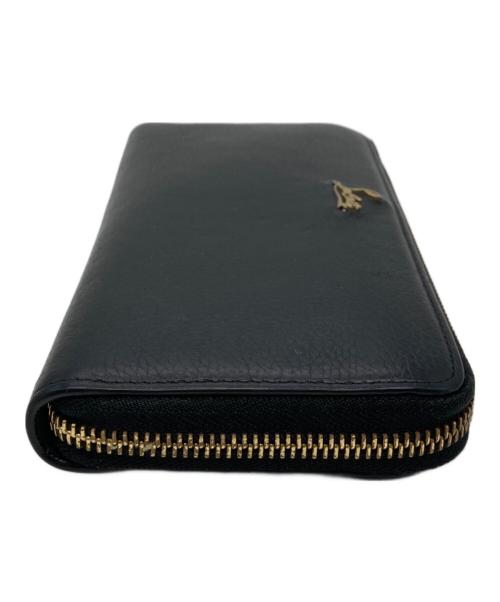 Christian Louboutin（クリスチャン・ルブタン）Christian Louboutin (クリスチャン・ルブタン) パネトーネ ラウンドファスナーウォレット ブラックの古着・服飾アイテム