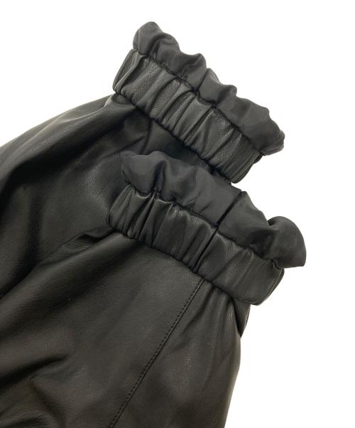 bractment（ブラクトメント）bractment (ブラクトメント) ライナーベスト付 Fレザーフードブルゾン ブラック サイズ:FREEの古着・服飾アイテム