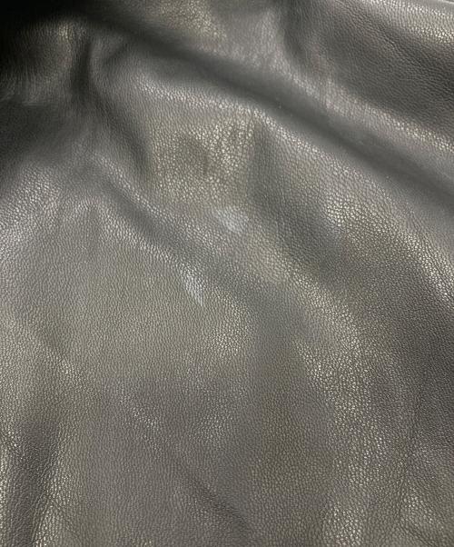 bractment（ブラクトメント）bractment (ブラクトメント) ライナーベスト付 Fレザーフードブルゾン ブラック サイズ:FREEの古着・服飾アイテム