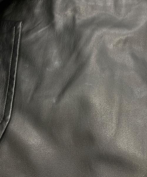 bractment（ブラクトメント）bractment (ブラクトメント) ライナーベスト付 Fレザーフードブルゾン ブラック サイズ:FREEの古着・服飾アイテム