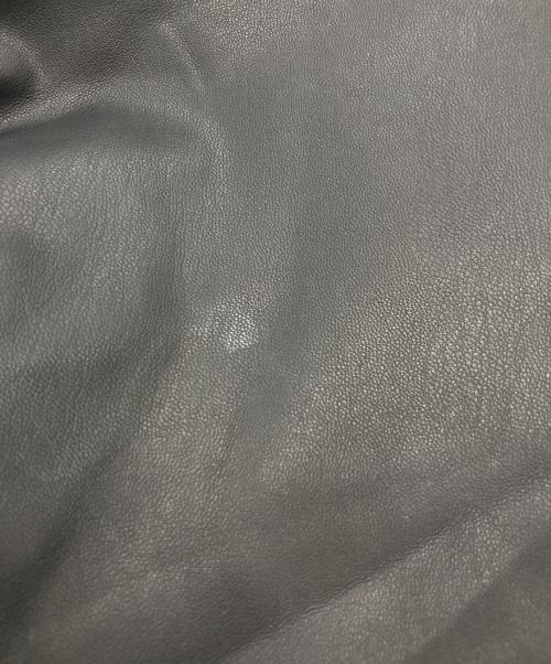 bractment（ブラクトメント）bractment (ブラクトメント) ライナーベスト付 Fレザーフードブルゾン ブラック サイズ:FREEの古着・服飾アイテム