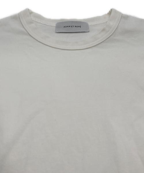Adam et Rope（アダム エ ロペ）Adam et Rope (アダム エ ロペ) 【サステナブル・洗える・UVカット】バウンスカフスプルオーバー ホワイト サイズ:FREEの古着・服飾アイテム
