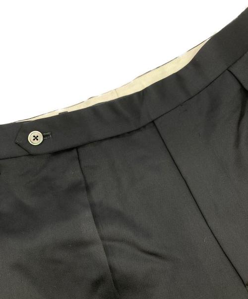 DRAWER（ドゥロワー）DRAWER (ドゥロワー) ウールモヘヤサテンタックパンツ ネイビー サイズ:40の古着・服飾アイテム