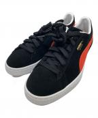 PUMAプーマ）の古着「SUEDE CLASSIC XXI / スウェード クラシック XXI」｜ブラック×レッド