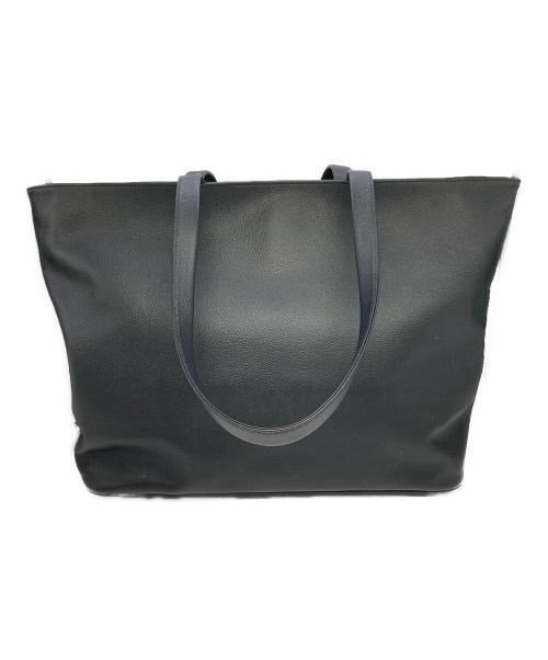 business leather factory（ビジネス レザー ファクトリー）business leather factory (ビジネス レザー ファクトリー) レザートートバッグ ブラックの古着・服飾アイテム