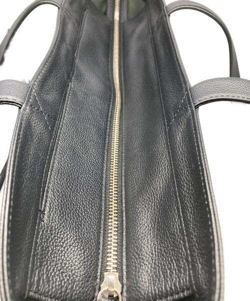 business leather factory（ビジネス レザー ファクトリー）business leather factory (ビジネス レザー ファクトリー) レザートートバッグ ブラックの古着・服飾アイテム