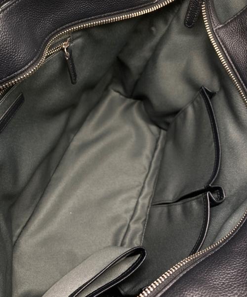business leather factory（ビジネス レザー ファクトリー）business leather factory (ビジネス レザー ファクトリー) レザートートバッグ ブラックの古着・服飾アイテム
