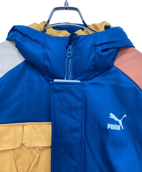PUMA（プーマ）PUMA (プーマ) レトロブロック ダウンジャケット マルチカラー サイズ:Lの古着・服飾アイテム