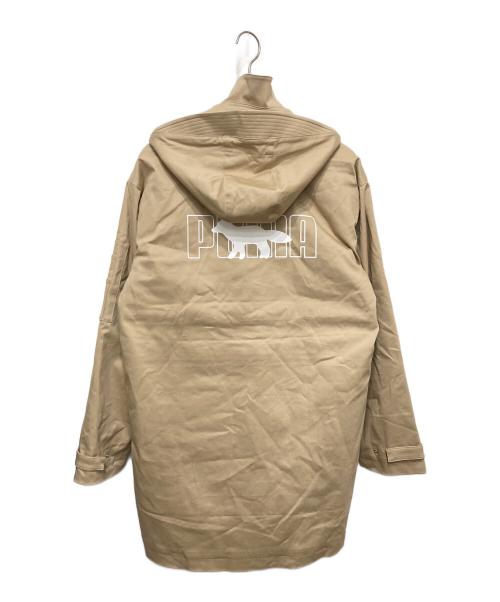 PUMA（プーマ）PUMA (プーマ) maison kitsune (メゾンキツネ) MILITA / ミリタリーコート ベージュ サイズ:Ｓの古着・服飾アイテム