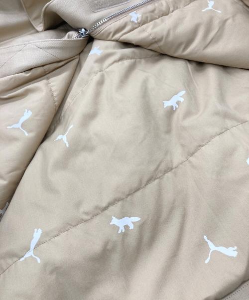 PUMA（プーマ）PUMA (プーマ) maison kitsune (メゾンキツネ) MILITA / ミリタリーコート ベージュ サイズ:Ｓの古着・服飾アイテム