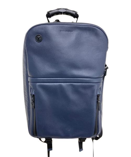 BROSKI and SUPPLY（ブロスキーアンドサプライ）BROSKI AND SUPPLY (ブロスキーアンドサプライ) レザーバックパック ネイビーの古着・服飾アイテム