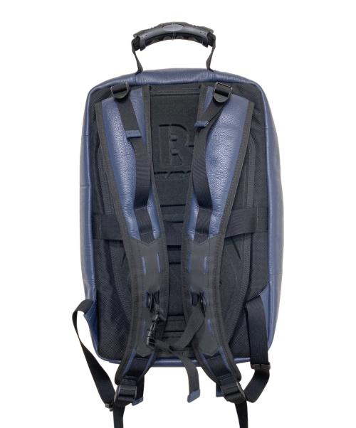 BROSKI and SUPPLY（ブロスキーアンドサプライ）BROSKI AND SUPPLY (ブロスキーアンドサプライ) レザーバックパック ネイビーの古着・服飾アイテム