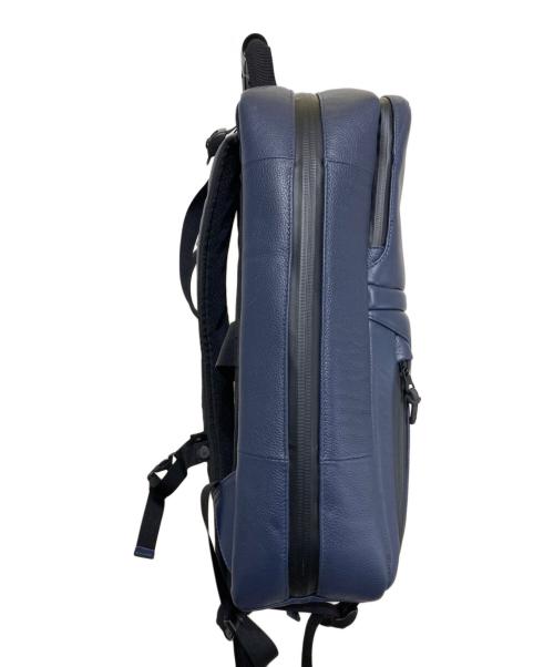 BROSKI and SUPPLY（ブロスキーアンドサプライ）BROSKI AND SUPPLY (ブロスキーアンドサプライ) レザーバックパック ネイビーの古着・服飾アイテム