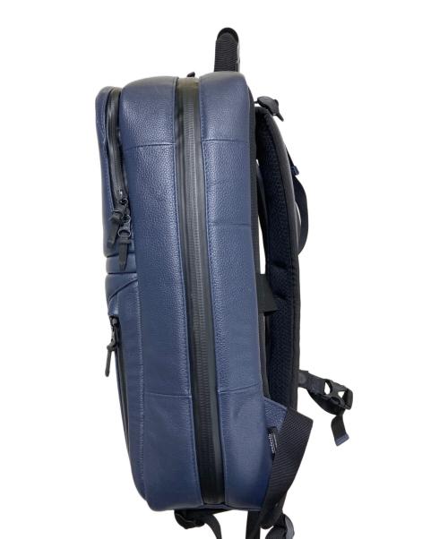BROSKI and SUPPLY（ブロスキーアンドサプライ）BROSKI AND SUPPLY (ブロスキーアンドサプライ) レザーバックパック ネイビーの古着・服飾アイテム