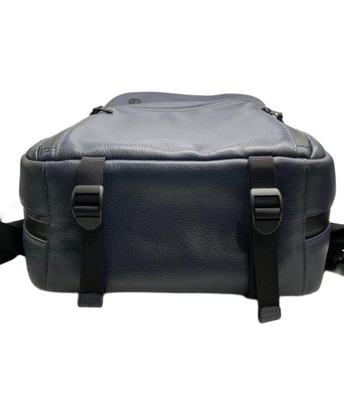 BROSKI and SUPPLY（ブロスキーアンドサプライ）BROSKI AND SUPPLY (ブロスキーアンドサプライ) レザーバックパック ネイビーの古着・服飾アイテム