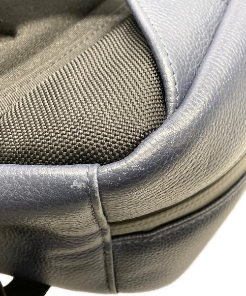 BROSKI and SUPPLY（ブロスキーアンドサプライ）BROSKI AND SUPPLY (ブロスキーアンドサプライ) レザーバックパック ネイビーの古着・服飾アイテム