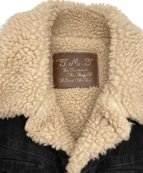 TMT（ティーエムティー）TMT (ティーエムティー) ヴィンテージスラブコーデュロイボアジャケット ブラック サイズ:Ｍの古着・服飾アイテム