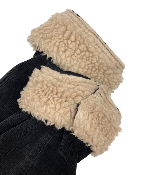 TMT（ティーエムティー）TMT (ティーエムティー) ヴィンテージスラブコーデュロイボアジャケット ブラック サイズ:Ｍの古着・服飾アイテム