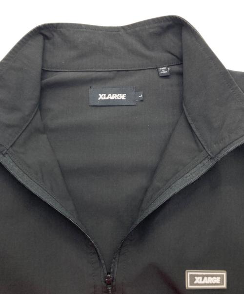 X-LARGE（エクストララージ）X-LARGE (エクストララージ) ハーフジップアップジャケット ブラック サイズ:Lの古着・服飾アイテム