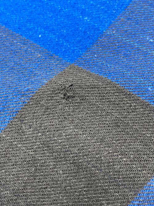 CAMPUS（キャンパス）CAMPUS (キャンパス) バッファローチェックフランネルシャツ ブルー×ブラック サイズ:Lの古着・服飾アイテム