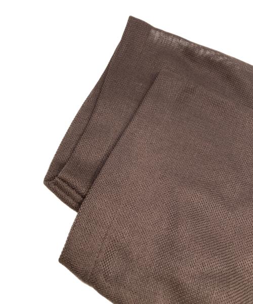 California General Store（カリフォルニアジェネラルストア）California General Store (カリフォルニアジェネラルストア) メッシュシアーシャツ ブラウン サイズ:Lの古着・服飾アイテム