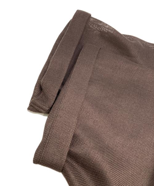 California General Store（カリフォルニアジェネラルストア）California General Store (カリフォルニアジェネラルストア) メッシュシアーシャツ ブラウン サイズ:Lの古着・服飾アイテム