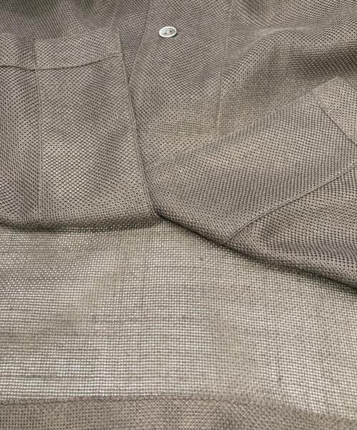 California General Store（カリフォルニアジェネラルストア）California General Store (カリフォルニアジェネラルストア) メッシュシアーシャツ ブラウン サイズ:Lの古着・服飾アイテム