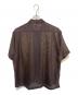 California General Store (カリフォルニアジェネラルストア) メッシュシアーシャツ ブラウン サイズ:L：6000円