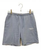 California General Storeカリフォルニアジェネラルストア）の古着「スウェットハーフパンツ」｜ブルー