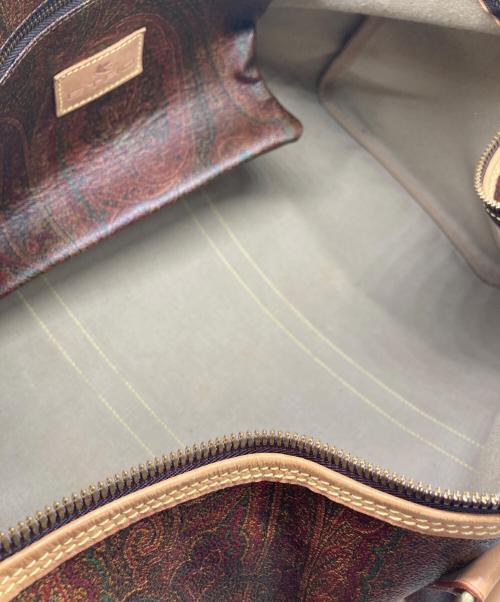 ETRO（エトロ）ETRO (エトロ) ボストンバッグ ブラウンの古着・服飾アイテム