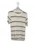 SUGARHILL（シュガーヒル）の古着「ストライプニットTEE」｜ホワイト