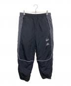 BOILER ROOM×UMBROボイラールーム×アンブロ）の古着「ナイロントラックパンツ」｜ブラック