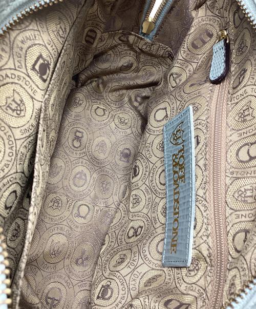 TOFF&LOADSTONE（トフアンドロードストーン）TOFF&LOADSTONE (トフアンドロードストーン) ミニヨン リザード 2WAYバッグ ブルーの古着・服飾アイテム
