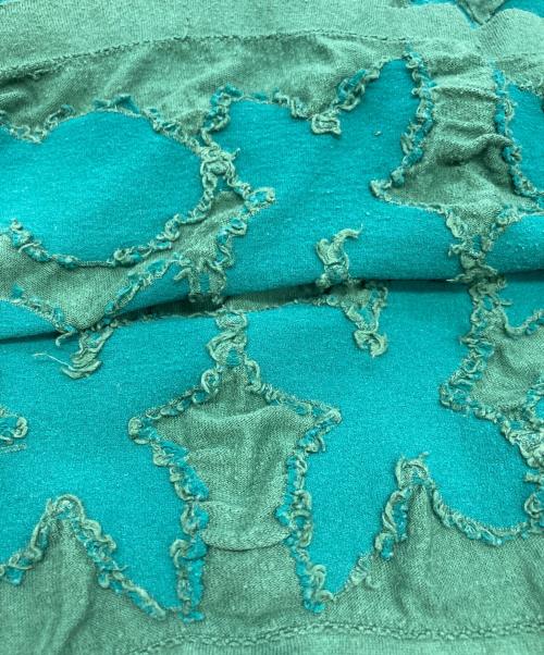 HaaT（ハート）Haat (ハート) ジャガードモックネックカットソー グリーン サイズ:2の古着・服飾アイテム