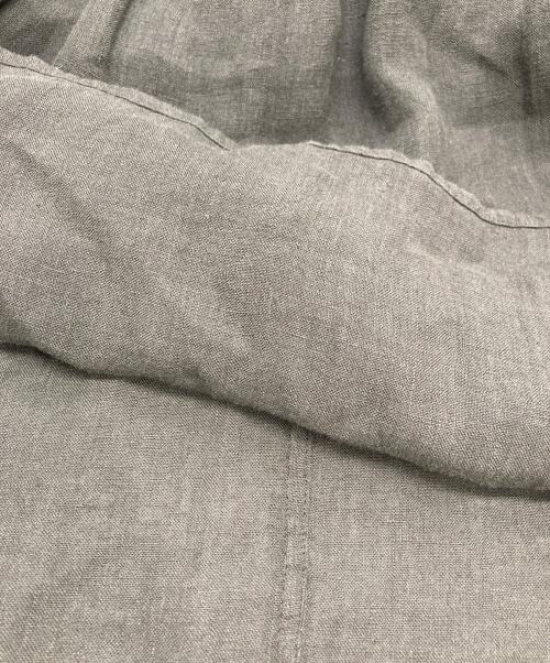 23区（ニジュウサンク）23区 (ニジュウサンク) LIBECO (リベコ) リネン ティアード チュニック ブラウス オリーブ サイズ:38 未使用品の古着・服飾アイテム