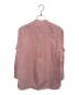 23区 (ニジュウサンク) CANCLINI バンドカラー シャツ ピンク サイズ:38：7000円