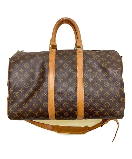 LOUIS VUITTON（ルイ ヴィトン）LOUIS VUITTON (ルイ ヴィトン) キーポル・バンドリエール45 ベージュの古着・服飾アイテム