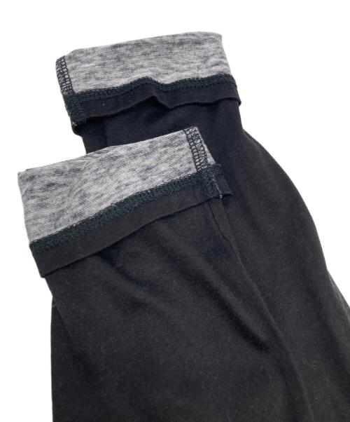 YOHJI YAMAMOTO（ヨウジヤマモト）YOHJI YAMAMOTO (ヨウジヤマモト) グラフィックデザインカットソー ブラック×レッド サイズ:2の古着・服飾アイテム