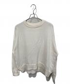 EVERYDAY I LIKE.エヴリデイ アイ ライク）の古着「コットンベーシックニット」｜ホワイト