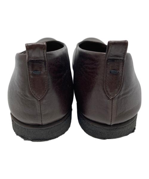 MARGARET HOWELL idea（マーガレット ハウエル アイディア）MARGARET HOWELL idea (マーガレット ハウエル アイディア) ラウンドトゥフラットパンプス ブラウン サイズ:24㎝の古着・服飾アイテム