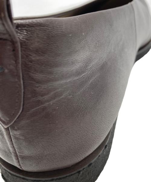 MARGARET HOWELL idea（マーガレット ハウエル アイディア）MARGARET HOWELL idea (マーガレット ハウエル アイディア) ラウンドトゥフラットパンプス ブラウン サイズ:24㎝の古着・服飾アイテム