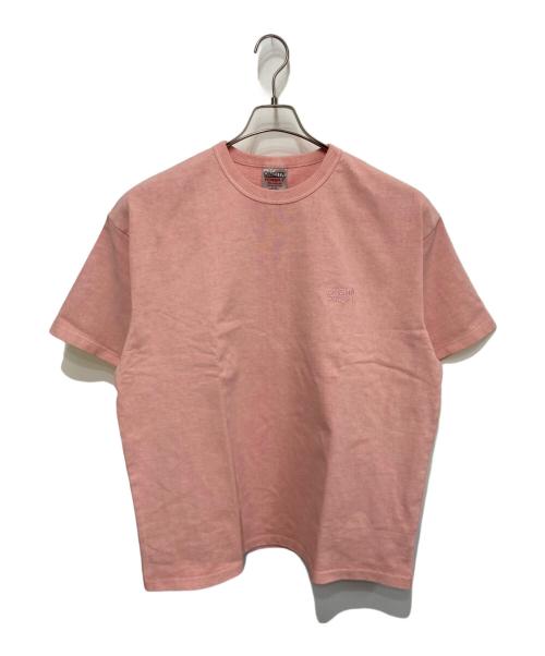 BEAMS T（ビームス ティー）BEAMS T (ビームスティー) ONEITA ピグメントダイTシャツ ピンク サイズ:Ｍの古着・服飾アイテム