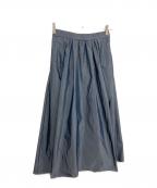 BEAUTY&YOUTH UNITED ARROWSビューティーアンドユースユナイテッドアローズ）の古着「タイプライター ギャザーマキシスカート」｜グレー